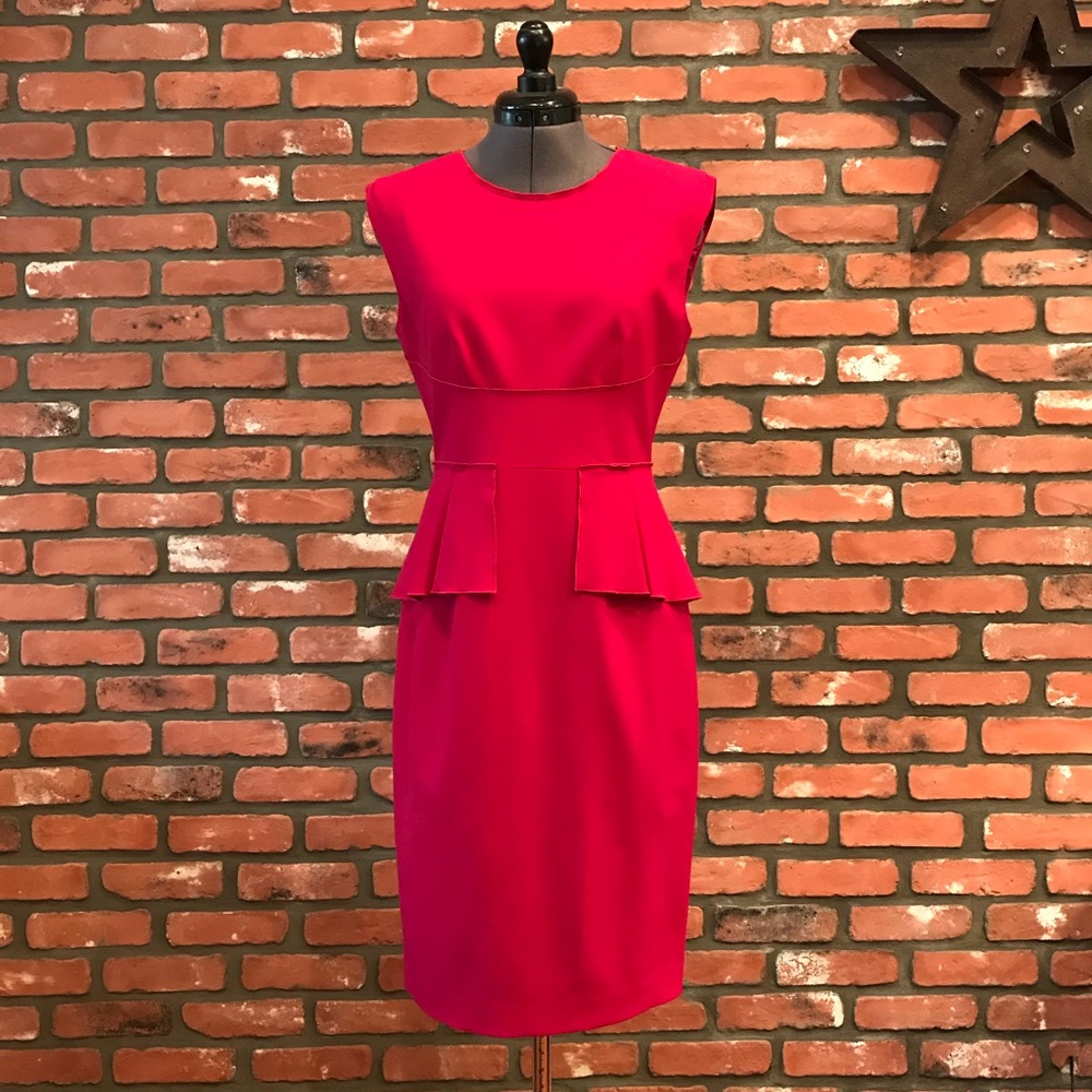 NWT Elie Tahari Maura Dress in Tickled Pink